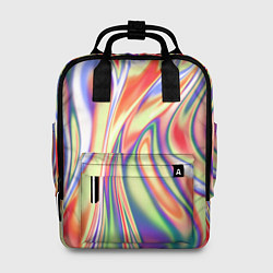 Рюкзак женский Размытые краски абстракция, цвет: 3D-принт