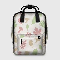 Рюкзак женский Осень - бежевый 3, цвет: 3D-принт