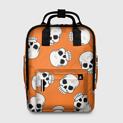 Рюкзак женский Черепки для хэллоуина, цвет: 3D-принт