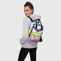 Рюкзак женский Спортивный цвет семидесятых, цвет: 3D-принт — фото 2