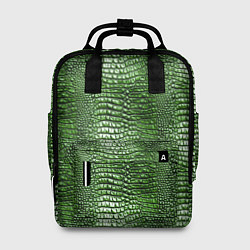 Рюкзак женский Крокодилья кожа паттерн, цвет: 3D-принт