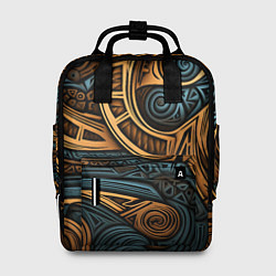Рюкзак женский Паттерн в викингском стиле, цвет: 3D-принт