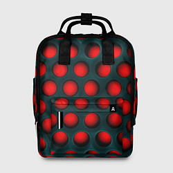 Рюкзак женский Перфорация на красном трипофобия, цвет: 3D-принт