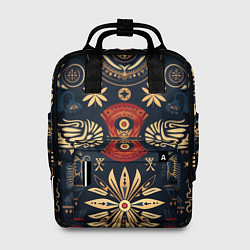 Рюкзак женский Узор в славянском стиле, цвет: 3D-принт