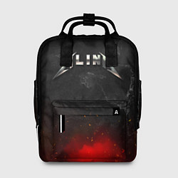 Рюкзак женский Алина в стиле Металлики - искры и огонь, цвет: 3D-принт