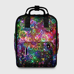 Рюкзак женский Мыльные пузырики, цвет: 3D-принт