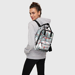 Рюкзак женский Узоры на мраморе, цвет: 3D-принт — фото 2