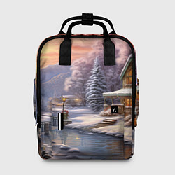 Женский рюкзак Зима в городе