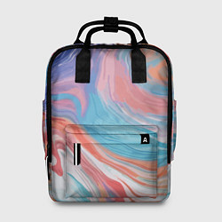 Рюкзак женский Цветной вихрь, цвет: 3D-принт