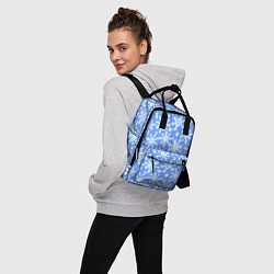 Рюкзак женский Мультяшные снежинки, цвет: 3D-принт — фото 2