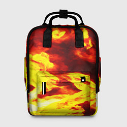 Рюкзак женский Огненное безумие, цвет: 3D-принт