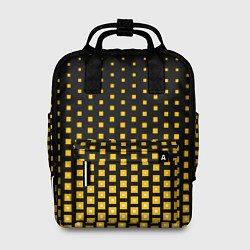Рюкзак женский Жёлтые квадраты, цвет: 3D-принт