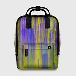 Рюкзак женский Глитч геометрия, цвет: 3D-принт