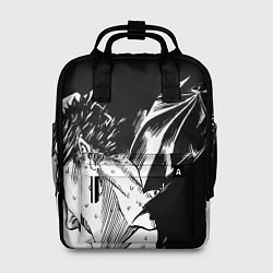 Рюкзак женский Берсерк Гатс в чёрных доспехах, цвет: 3D-принт