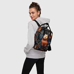 Рюкзак женский Медведи индейцы, цвет: 3D-принт — фото 2