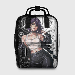 Рюкзак женский Модная Резе - Человек бензопила, цвет: 3D-принт