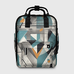 Рюкзак женский Три человека авангард, цвет: 3D-принт