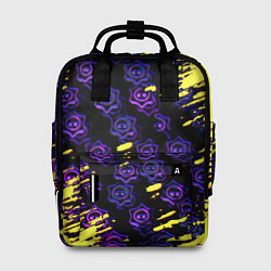 Рюкзак женский Brawl stars neon mobile, цвет: 3D-принт