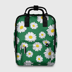 Женский рюкзак Ромашки поле из цветов