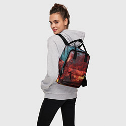 Рюкзак женский Абстрактный взрыв, цвет: 3D-принт — фото 2