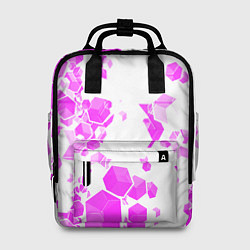 Рюкзак женский Розовые текстуры, цвет: 3D-принт