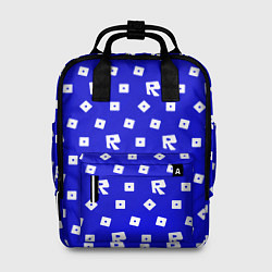 Рюкзак женский Роблокс паттерн мобайл, цвет: 3D-принт
