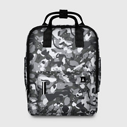 Женский рюкзак Серый пиксельный камуфляж