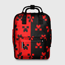 Рюкзак женский Minecraft creeper logo, цвет: 3D-принт