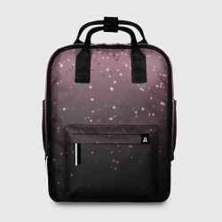 Рюкзак женский Градиент тёмный розовый брызги, цвет: 3D-принт