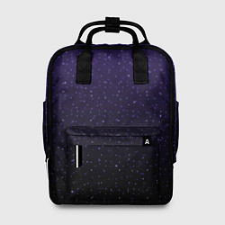 Женский рюкзак Градиент ночной фиолетово-чёрный