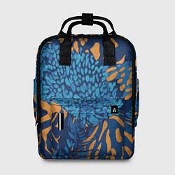 Рюкзак женский Леопёрдовые пестринки, цвет: 3D-принт