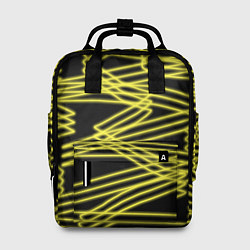 Женский рюкзак Желтые светящиеся линии