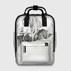 Рюкзак женский Рисунок Курта Кобейна, цвет: 3D-принт