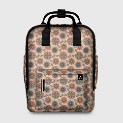 Рюкзак женский Цветочный узор в стиле бохо, цвет: 3D-принт