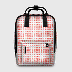Рюкзак женский Паттерн маленькая красная мозаичная плитка, цвет: 3D-принт