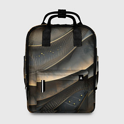 Рюкзак женский Лакшери текстура с узорами, цвет: 3D-принт