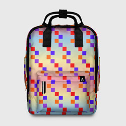 Рюкзак женский Тетрис импровизированный, цвет: 3D-принт
