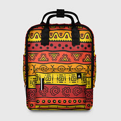 Рюкзак женский Африканские этнический орнамент, цвет: 3D-принт