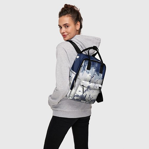 Женский рюкзак Яркий абстрактный узор для спорта / 3D-принт – фото 3