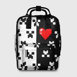 Женский рюкзак Minecraft pattern love