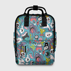 Рюкзак женский Тьфу ты монстры, цвет: 3D-принт