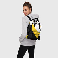 Рюкзак женский Мы русские с нами Бог малый желтый КЦК Николай II, цвет: 3D-принт — фото 2
