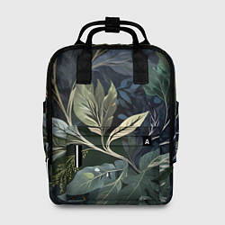 Женский рюкзак Объемные листья