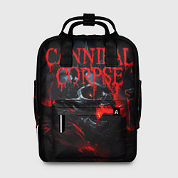 Рюкзак женский Cannibal Corpse кровавый череп, цвет: 3D-принт