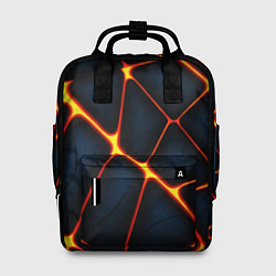 Женский рюкзак Каменный разлом с лавой