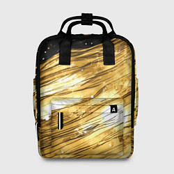 Женский рюкзак Золотой текстурный фон