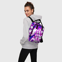 Рюкзак женский Monster energy краски гранж, цвет: 3D-принт — фото 2