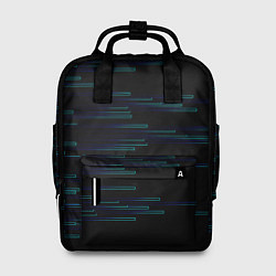 Женский рюкзак Color blue black strip