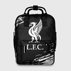 Рюкзак женский Liverpool белые краски, цвет: 3D-принт