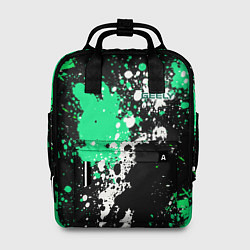 Рюкзак женский Geely на фоне брызг граффити, цвет: 3D-принт